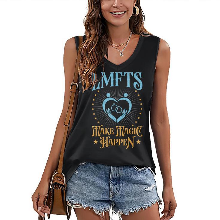 LMFT Graduation Licensed Marriage And Family Therapist LMFT Women's V-Neck Tank Top