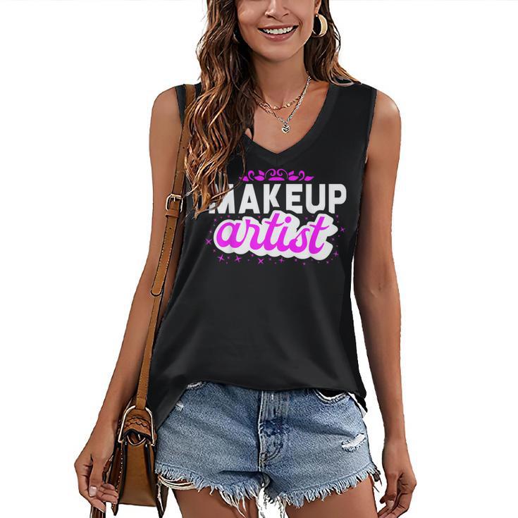 Makeup Artist Beauty Cosmetologist Graduation T-Shirt Women's V-Neck Tank Top