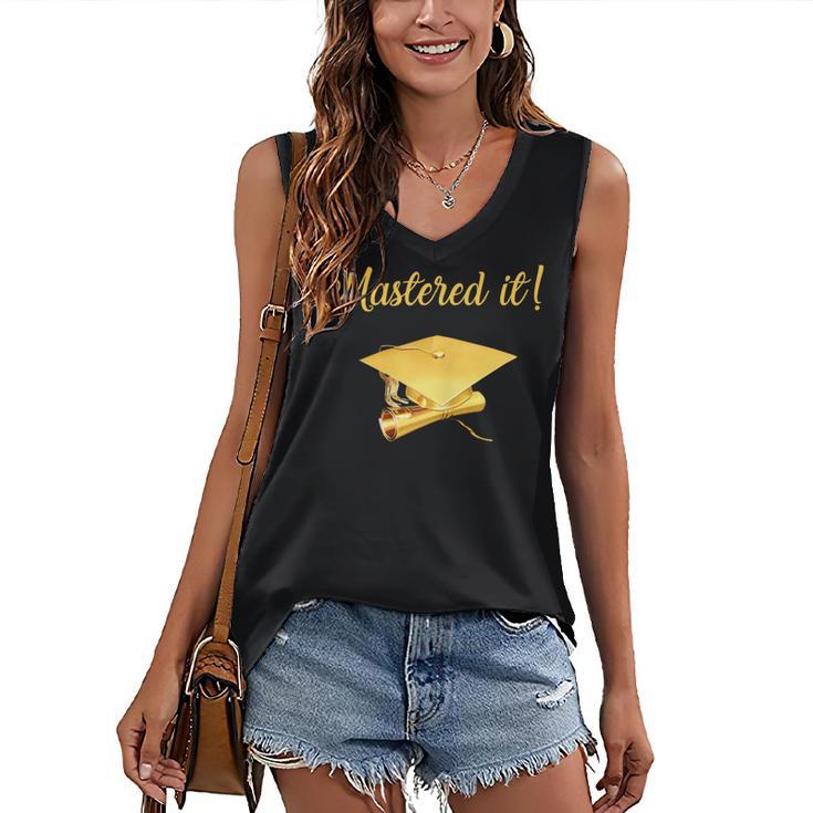 Mastered It Shirt Graduation MD Graduate Women's V-Neck Tank Top