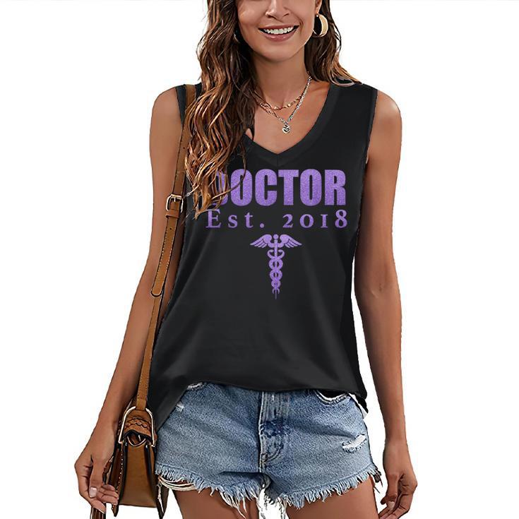 Medical Student Shirt Doctor Graduation Tshirt MD DO Degree Women's V-Neck Tank Top