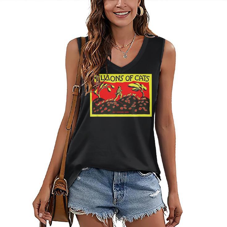 Millions Of Cats Book Cover Women's V-Neck Tank Top
