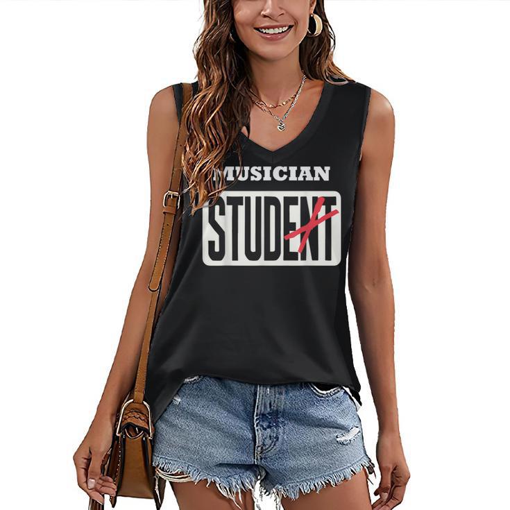 MUSICIAN Student Shirt Graduation MUSICIAN Stud Women's V-Neck Tank Top