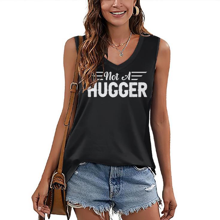Not A Hugger I Introvert Women's V-Neck Tank Top