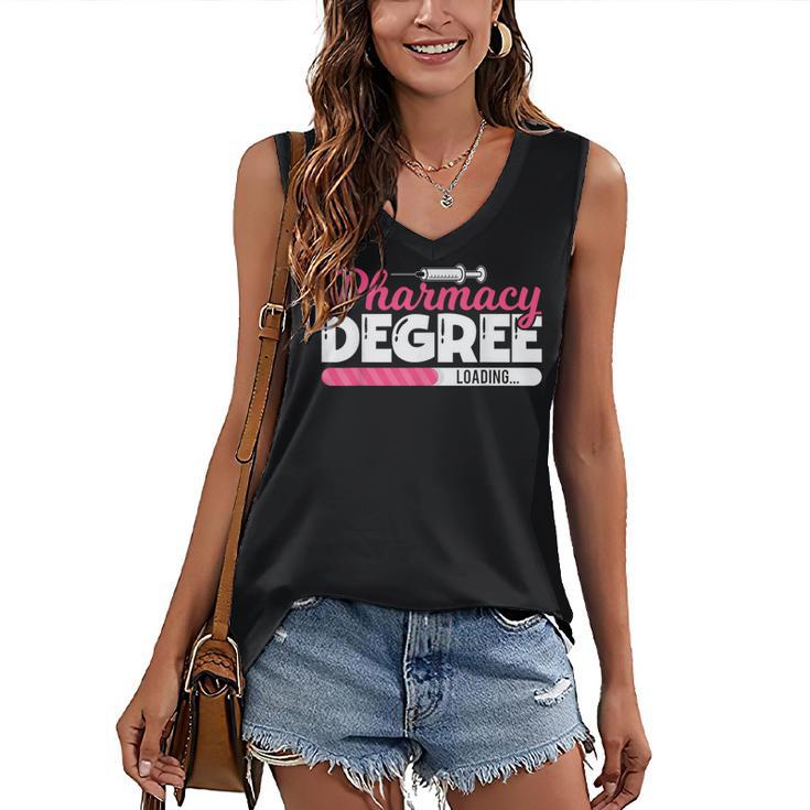 Pharmacy Degree Loading Future Pharmacist Graduation Women's V-Neck Tank Top