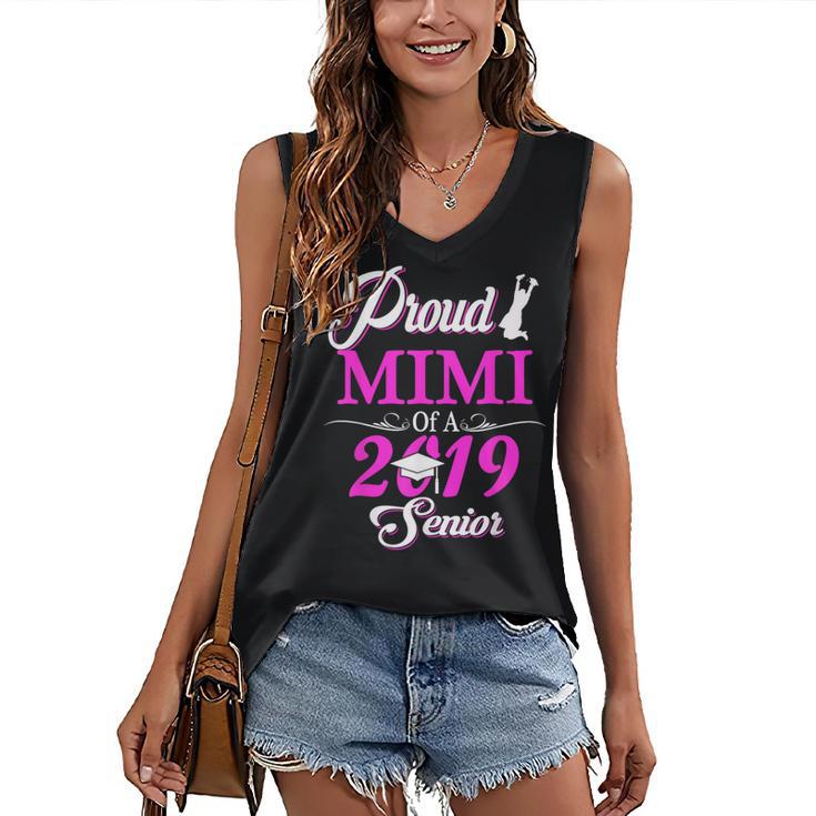 Proud MIMI Of A Class 2019 Senior Tshirt Graduation Women's V-Neck Tank Top