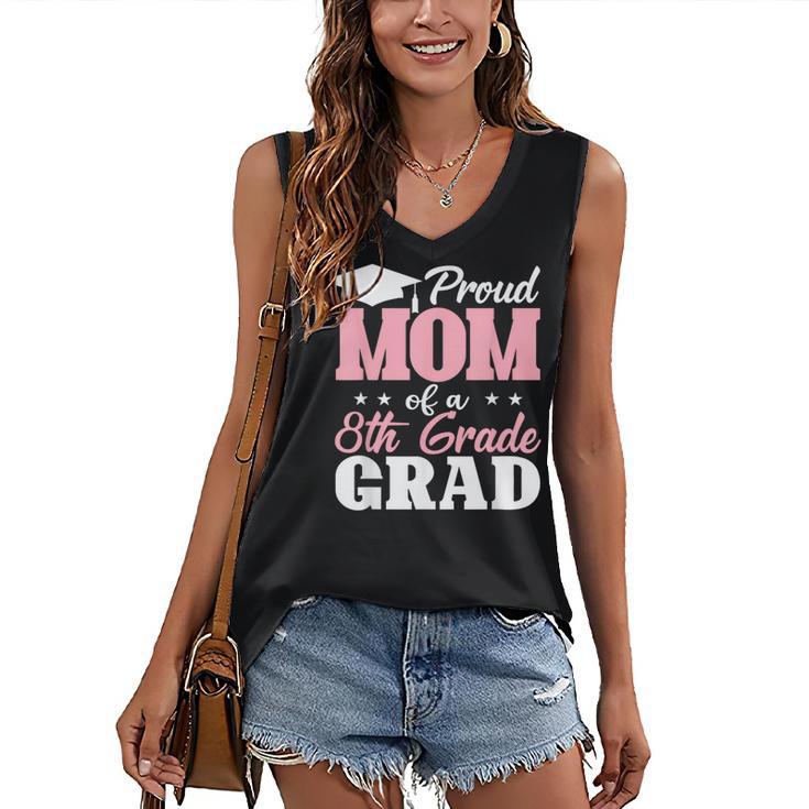 Proud Mom Of An Awesome 8th Grade Graduate 2026 Graduation Women's V-Neck Tank Top