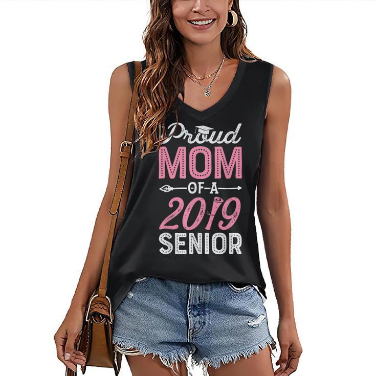 Proud Mom Of A Class 2019 Senior T Shirt Graduation Women's V-Neck Tank Top