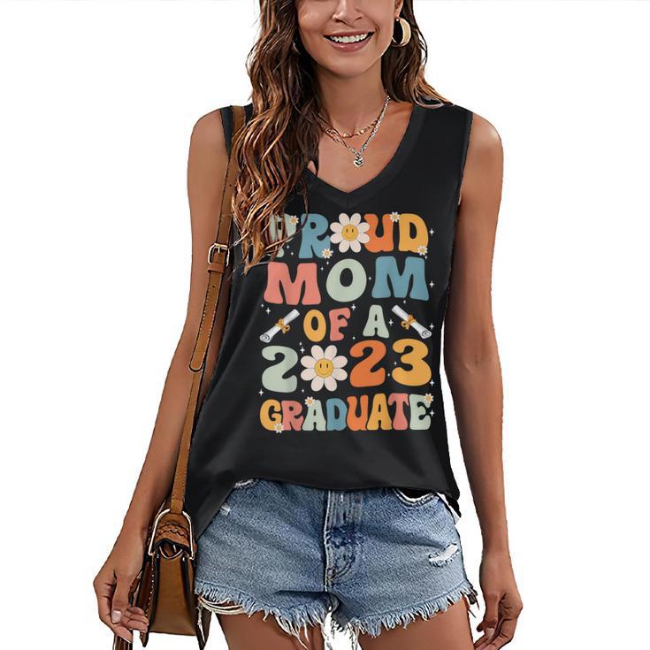 Proud Mom Of A Class Of 2023 Graduated Graduation Women Women's V-Neck Tank Top