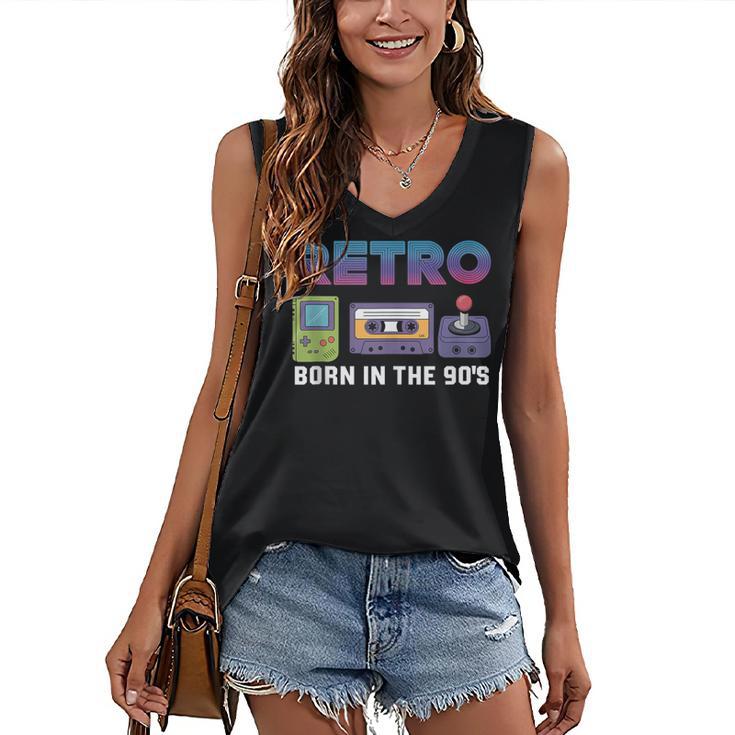 Retro Gaming Nostalgia Tee Perfect For 90s Lovers Women's V-Neck Tank Top