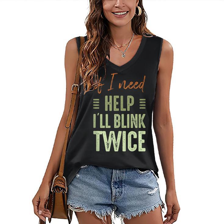 Sarcastic Independent Shopper Introvert Shopping Humor Women's V-Neck Tank Top