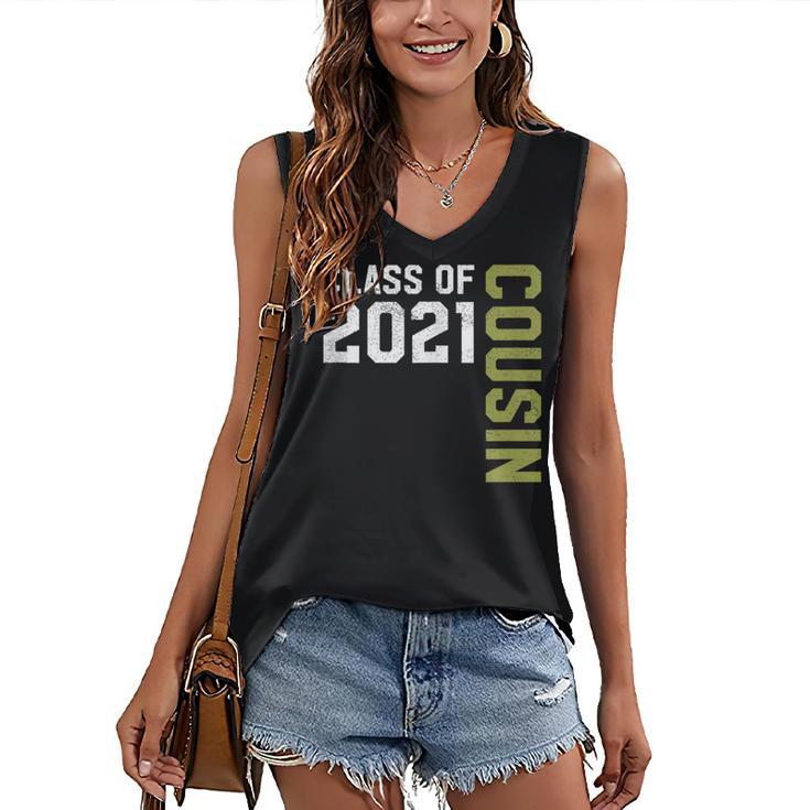 Senior Class Of 2021 Cousin Graduation Women's V-Neck Tank Top