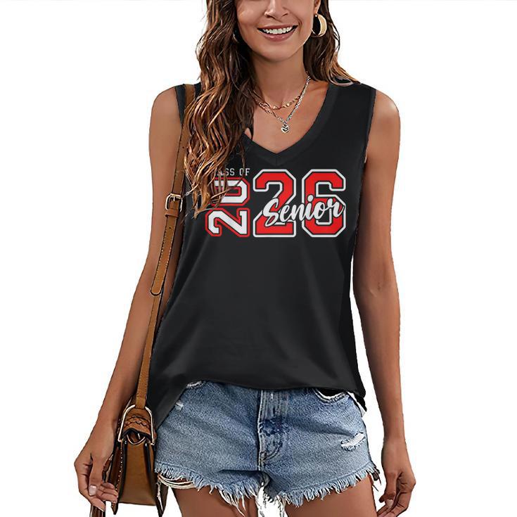 Senior Class Of 2026 Graduation Back To School Senior 26 Women's V-Neck Tank Top