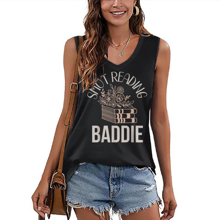 Smutty Book Merch Women Smut Reading Baddie Read Fairy Tales Women's V-Neck Tank Top