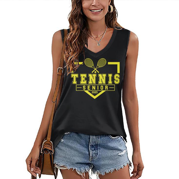 Tennis Senior Night Tennis Senior 2025 Graduation 20 Women's V-Neck Tank Top
