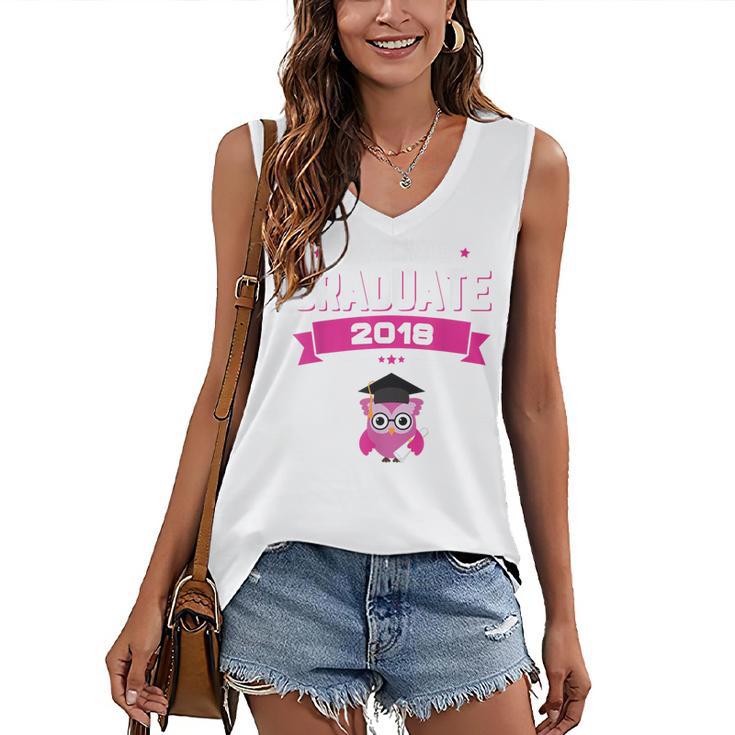 Class Of 2018 Preschool Graduation Girls Pre K Women's V-Neck Tank Top