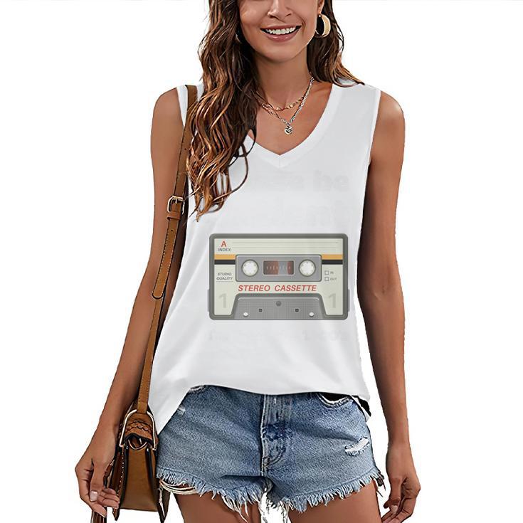 I'm From The 1900s Be Patient Retro Cassette Tape Premium Women's V-Neck Tank Top