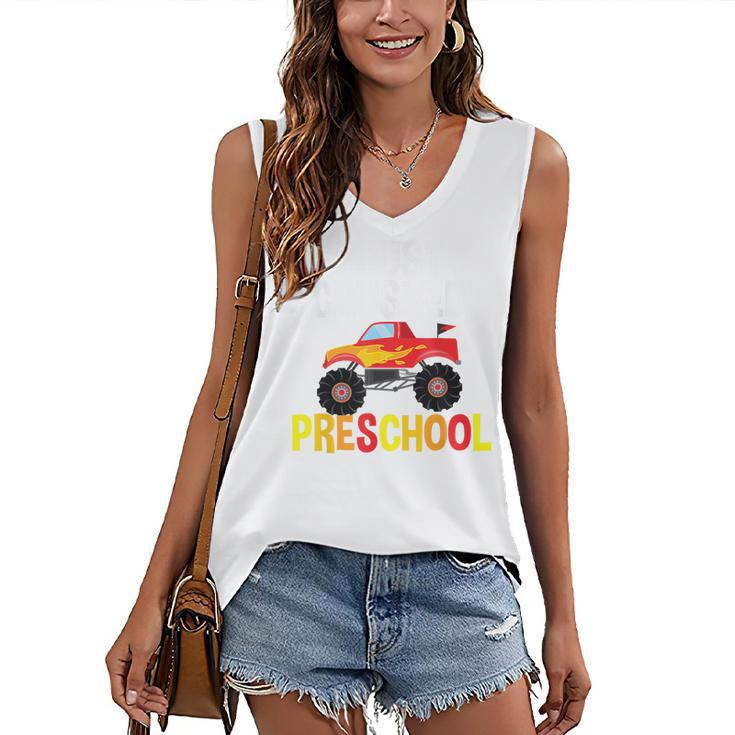 I Just Crushed Preschool Monster Graduation Pre-K Shirt Women's V-Neck Tank Top