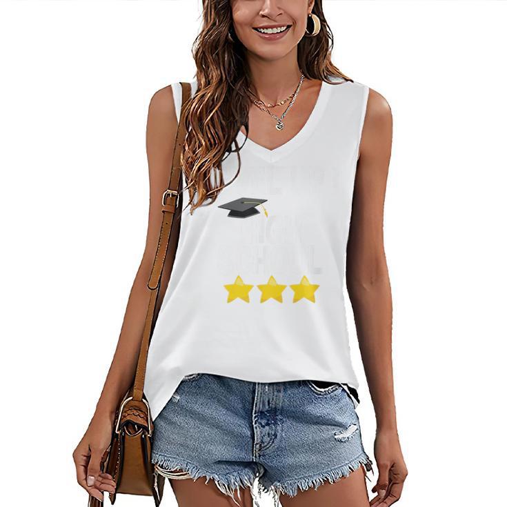 Level Up High School 8th Grade Graduation  T-Shirt Women's V-Neck Tank Top