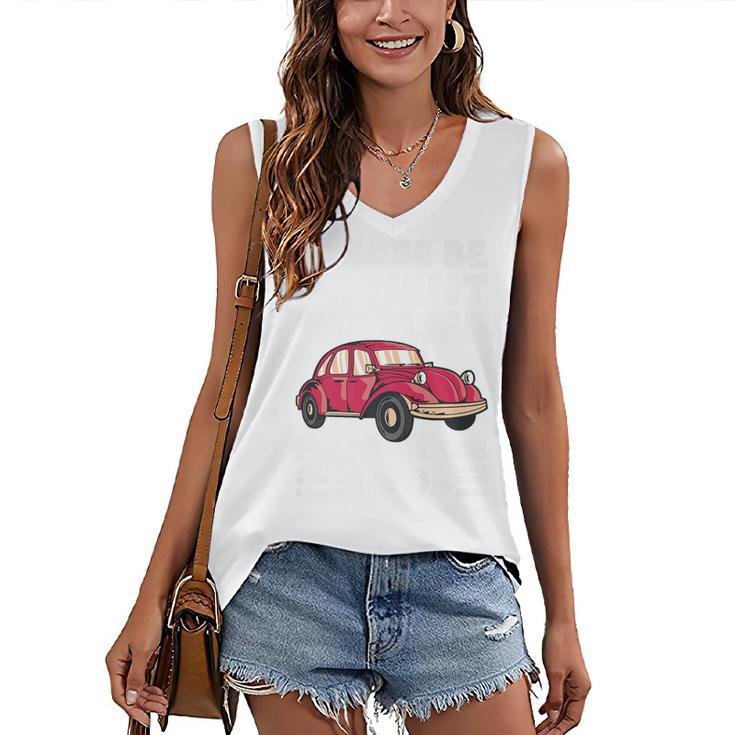 Be Patient With Me I'm From The 1900s Vintage Car Humor Premium Women's V-Neck Tank Top