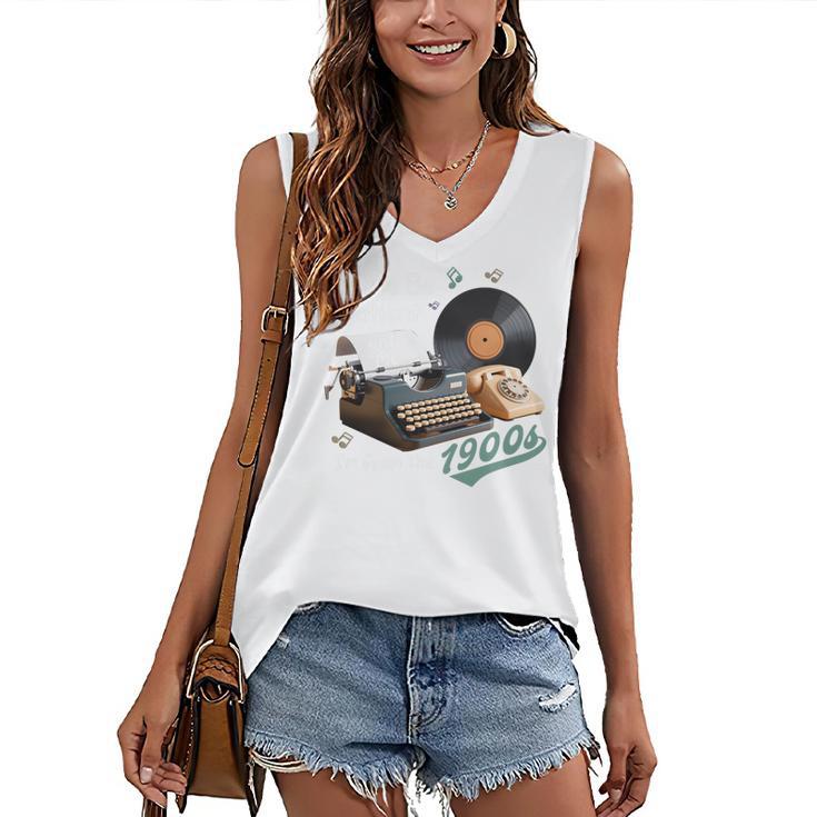 Please BePatient I'm From The 1900s Sarcastic Joke Premium Tri-Blend Women's V-Neck Tank Top