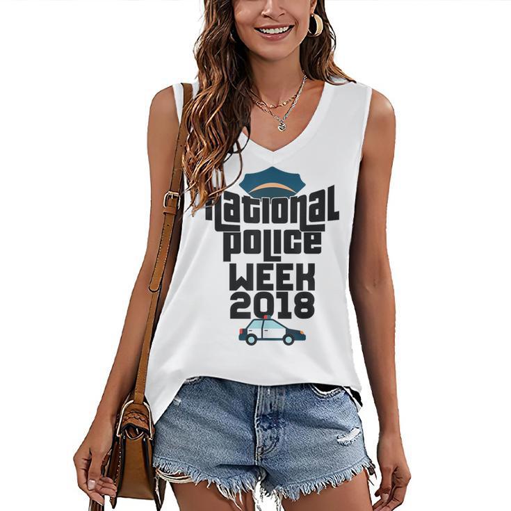 Police Officer National Week T-Shirt Graduation 2018 Women's V-Neck Tank Top