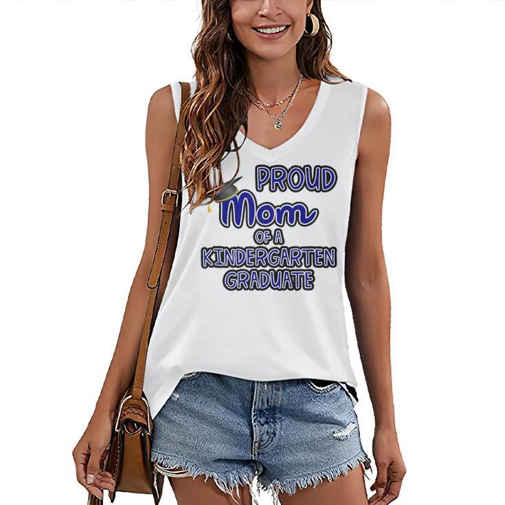 Proud Mom Of a Kindergarten Graduate Graduation TShirt Women's V-Neck Tank Top