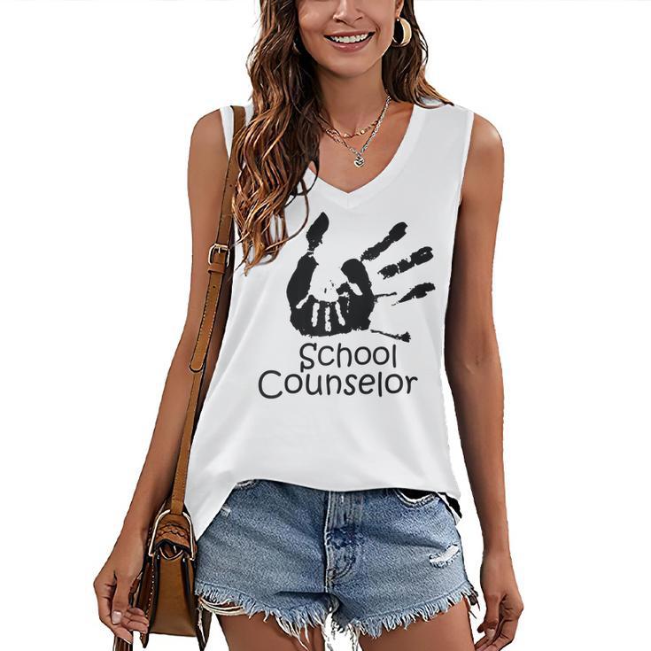 School Counselor t Shirt School Teacher Graduation Idea Women's V-Neck Tank Top