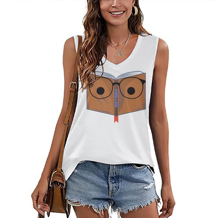 Seminary Grad Graduation Bible Theology Nerd Premium Women's V-Neck Tank Top