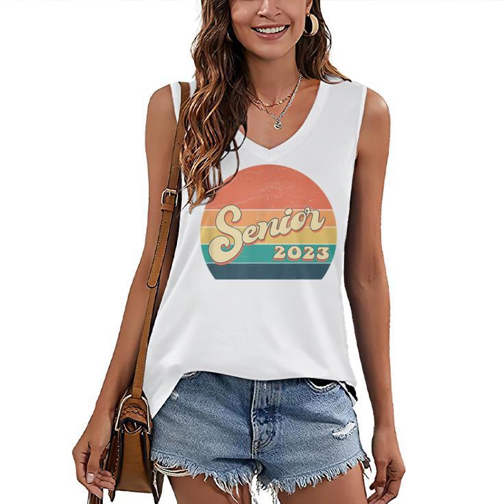 Senior 2023 Graduation My Last First Day Of Class Of 2023 Women's V-Neck Tank Top