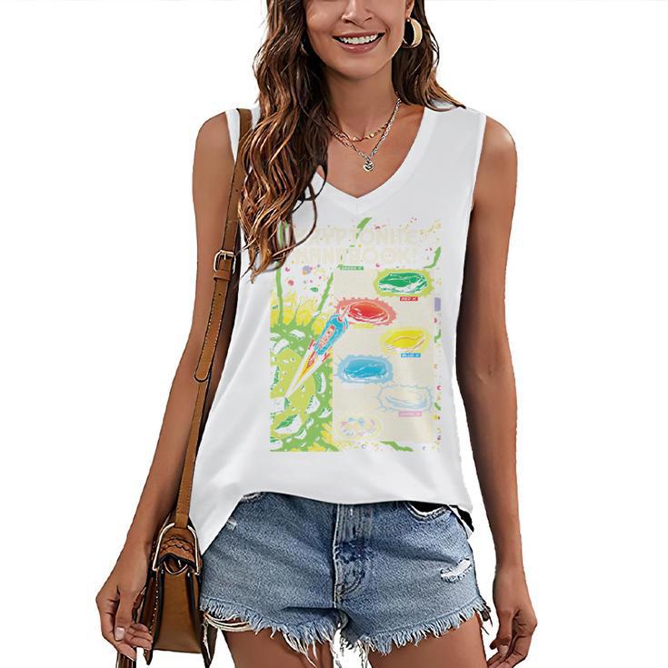 Superman Kryptonite Handbook Premium Tri-Blend Women's V-Neck Tank Top