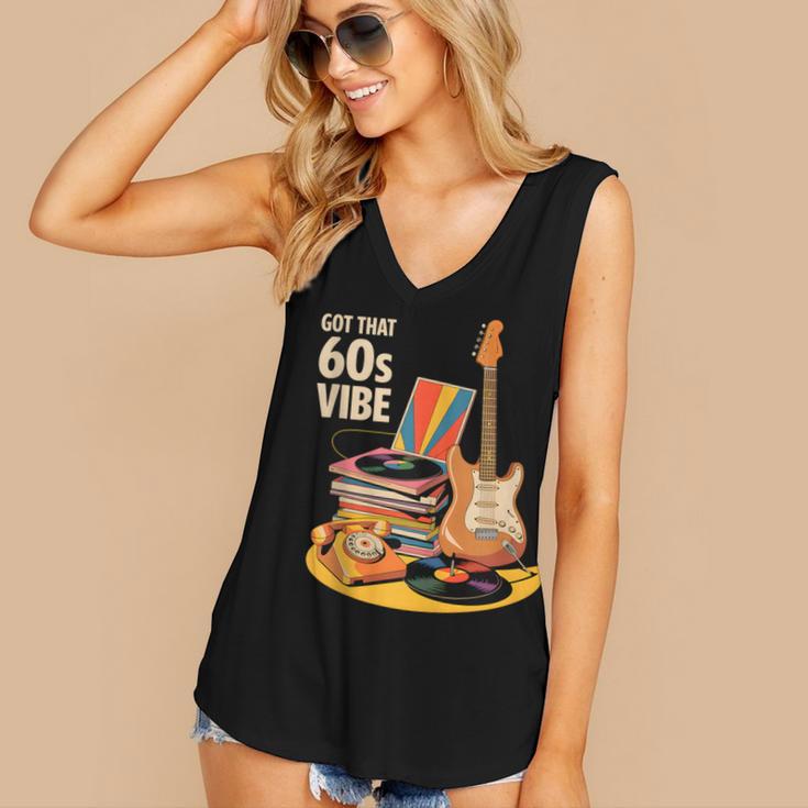 1960s 60s Reunion Nostalgia Memories Music School Grew Up Women's V-Neck Tank Top