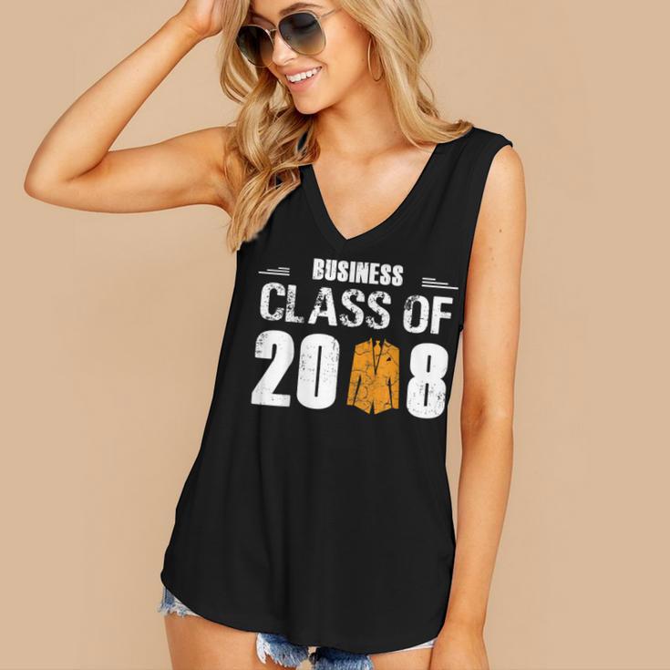 2018 Business Graduation Shirt Business Major Women's V-Neck Tank Top