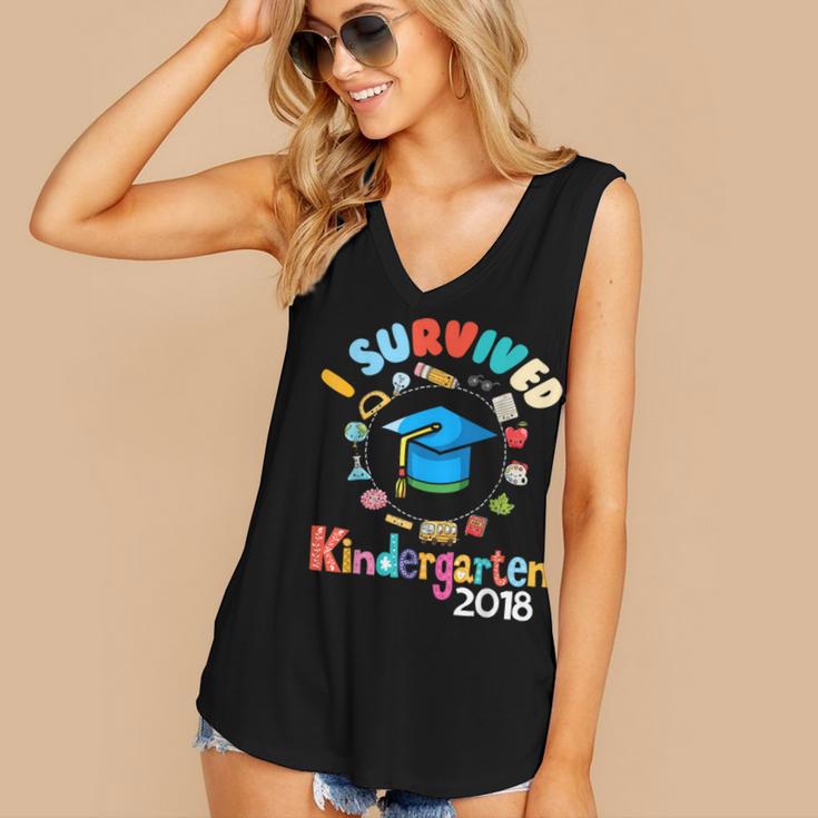 2018 Kindergarten Graduation Graduate Boys Girls Shirt Women's V-Neck Tank Top