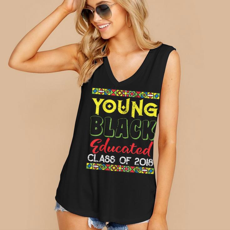 African American High School Graduation Grad Shirt Women's V-Neck Tank Top