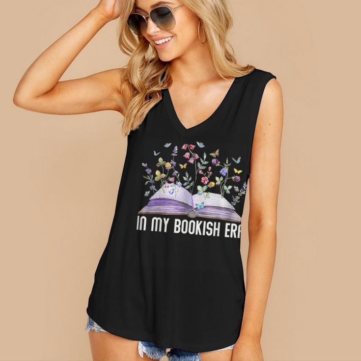 In My Bookish Era World Book Day Girls Women's V-Neck Tank Top