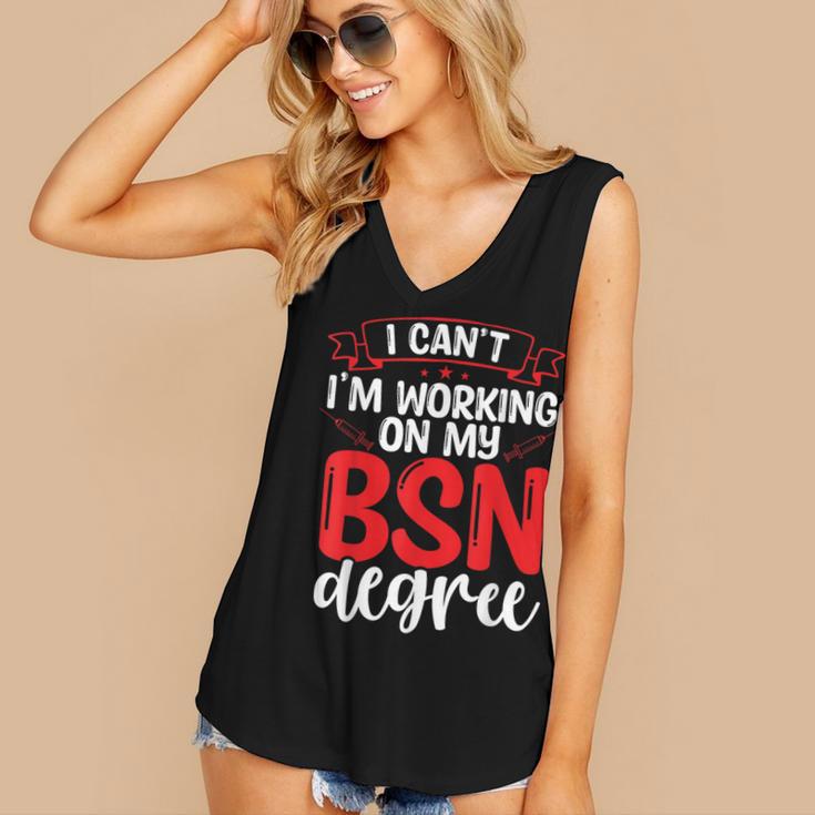 BSN Nurse Graduation Essentials BSN Nursing School Student Women's V-Neck Tank Top