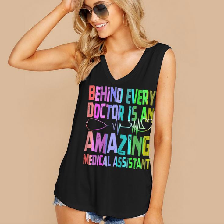 Certified Medical Assistant CMA Graduation Women's V-Neck Tank Top
