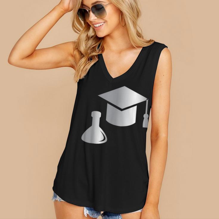 Chemistry Science Degree Graduation Women's V-Neck Tank Top