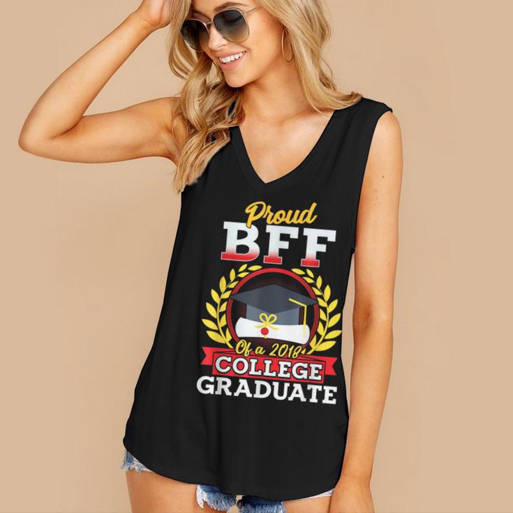 Class Of 2018 Graduation Tshirt For BFF Of Graduate Women's V-Neck Tank Top