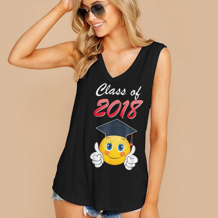 Class Of 2018 Graduation Grad For Her Tee Shirt Women's V-Neck Tank Top