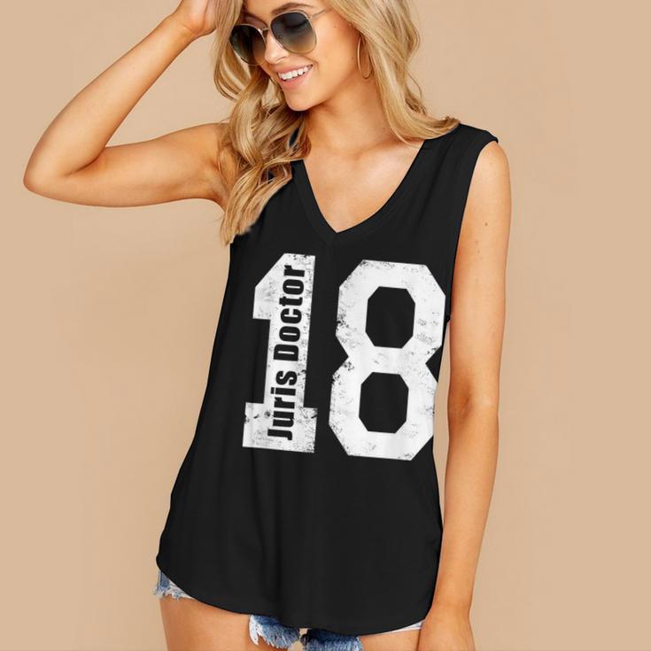 Class Of 2018 Lawyer Juris Doctor Graduation T-Shirt Women's V-Neck Tank Top