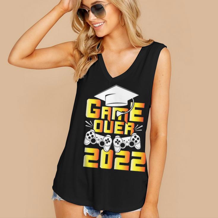 Class Of 2022 Graduation Gamer Video Console Graduate Class Women's V-Neck Tank Top