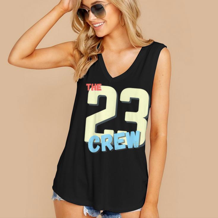 Class Of 2023 Seniors 23 Crew Senior Graduation Idea Women's V-Neck Tank Top