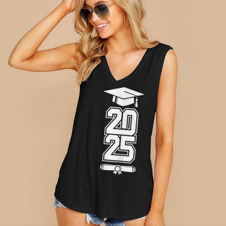 Class Of 2025 Done Graduation For Him Her Women Men Women's V-Neck Tank Top