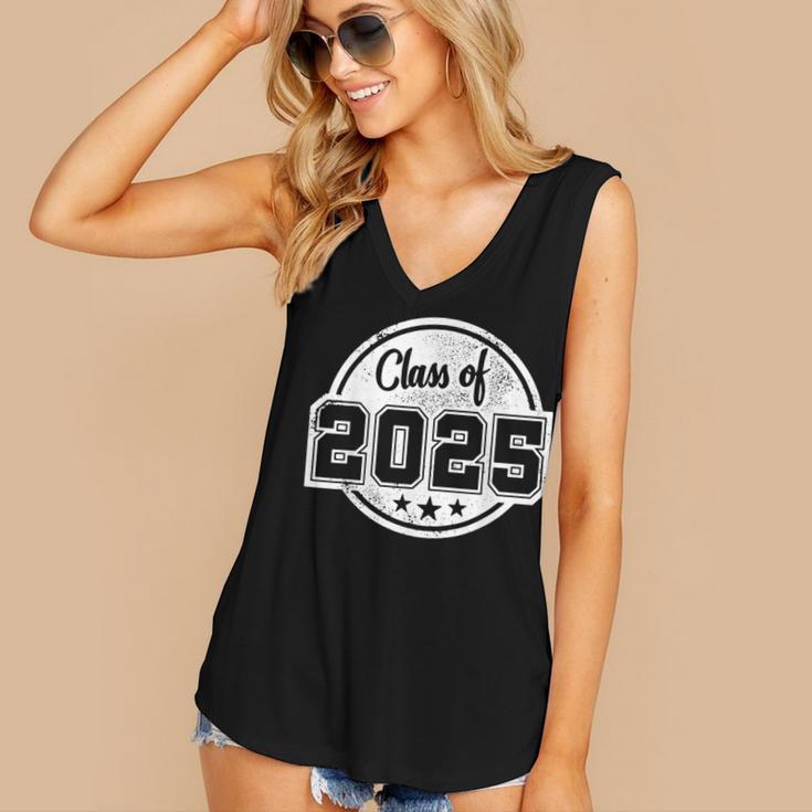 Class Of 2025 Senior School Graduation College Women's V-Neck Tank Top