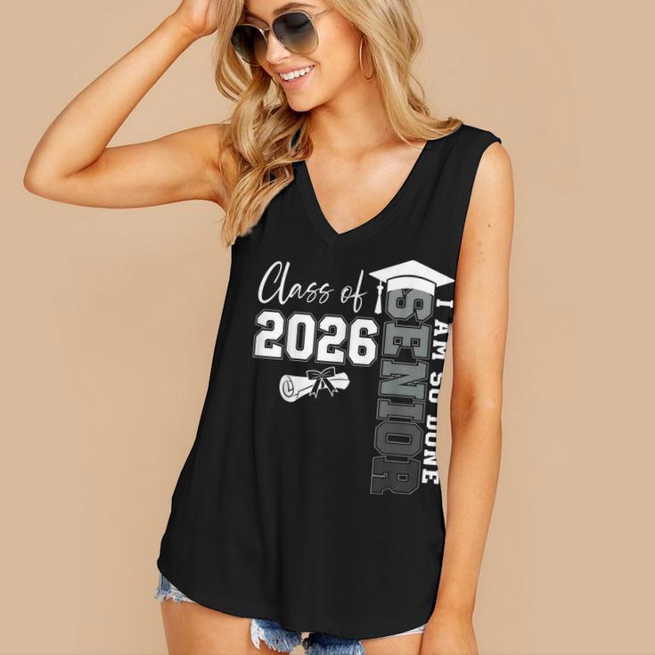 Class Of 2026 Senior 2026 Graduation Decoration Men Senior Women's V-Neck Tank Top