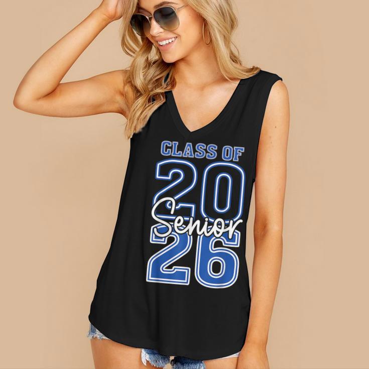Class Of 2026 Senior Retro Graduation 2026 First Day Vintage Women's V-Neck Tank Top