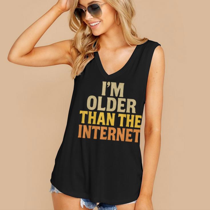 Classic Internet Nostalgia Humor Retro Quote Women's V-Neck Tank Top Classic Internet Nostalgia Humor Retro Quote Women's V-Neck Tank Top