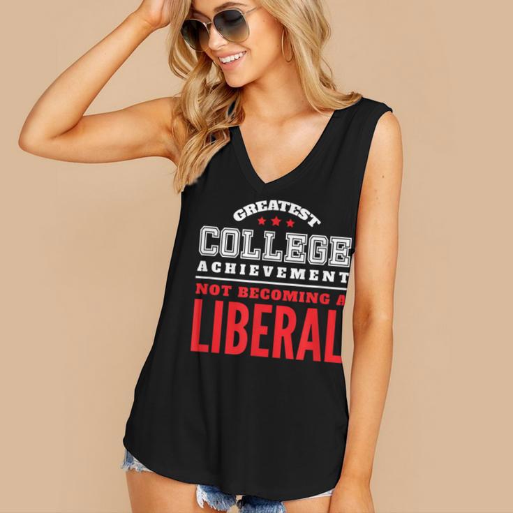 College Graduation For Conservatives Women's V-Neck Tank Top