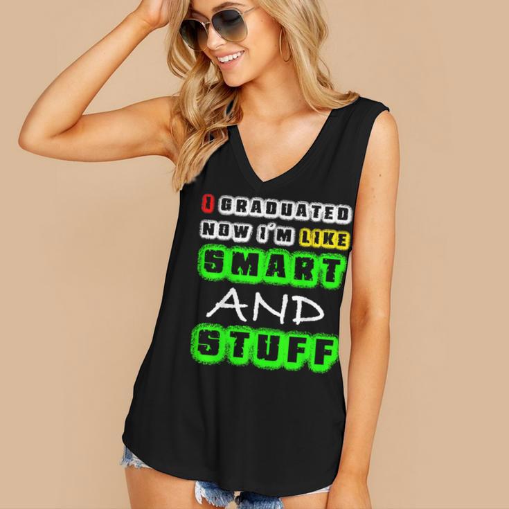 College High School Graduation Senior 2018 TShirt Women's V-Neck Tank Top